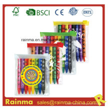 8PCS Color Crayon in PVC Bag